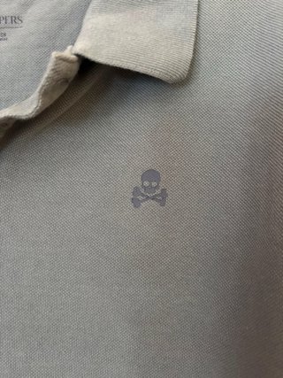 Polo manga larga calavera