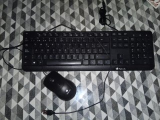 Teclado y Ratón NGS Negro