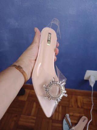 Zapatos de fiesta con pedrería
