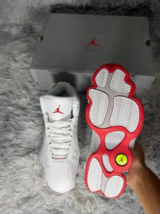 Zapatillas Jordan Retro 13 Gris Blanco
