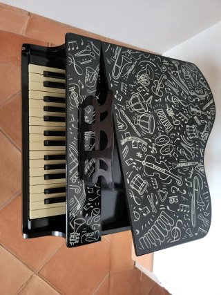 Piano Violac Infantile Nero