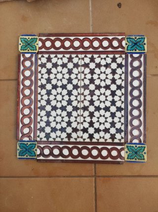 Mosaico Azulejos Antiguos Sevilla