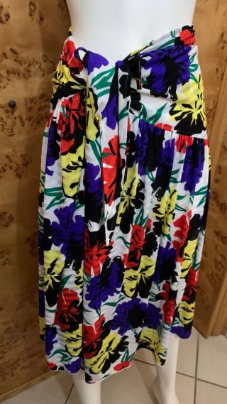 Gonna pareo Nina Ricci vintage floreale