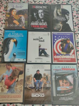 9 Películas DVD Variadas