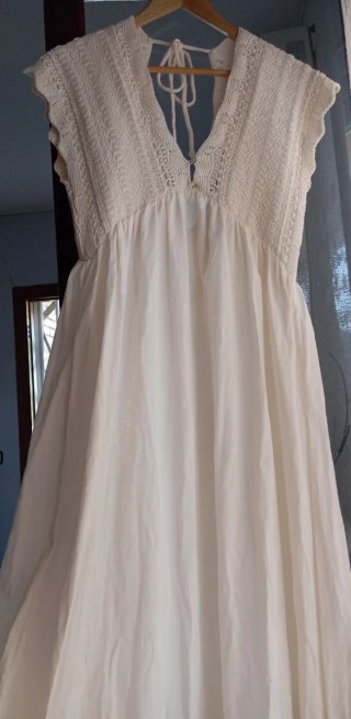 Vestido Zara Ganchillo Talla Única Nuevo