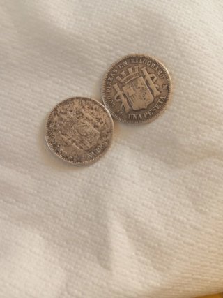 Monedas 1 Peseta Plata