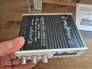 Amplificatore Stereo Bluetooth FM USB Telecomando