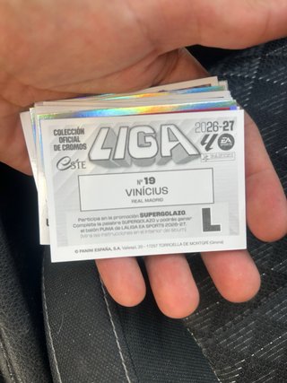 Cromo Vinícius Júnior La Liga Panini
