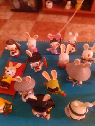 Lote Figuras Rabbids