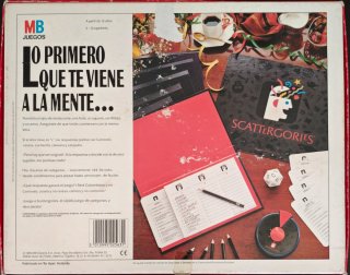 Juego Scattergories