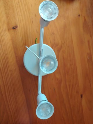 Lámpara de techo Ikea 3 focos