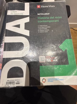 Dual 1. Història del món contemporani. Llibre c...