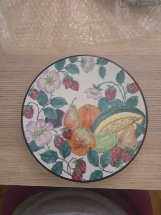 Lote de 10 platos decorativos