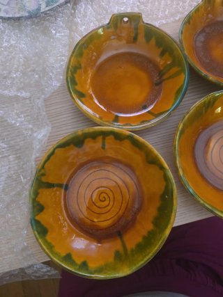 Lote de 10 platos decorativos