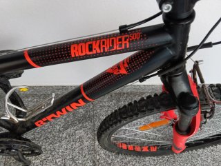 B'Twin Rockrider 500 24 Negro/Naranja