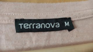 Camiseta rosa manga larga con estampado de conejo