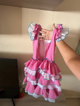 Traje de flamenca niña 3-4 años