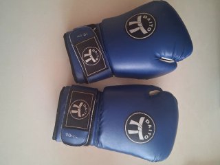 Guantes de boxeo Daito azules