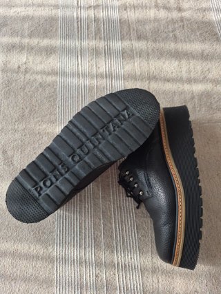 PONS QUINTANA Zapatos Negros Mujer 38