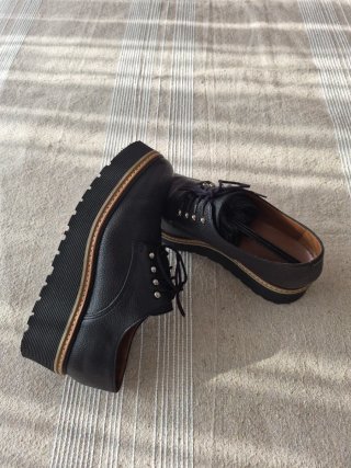PONS QUINTANA Zapatos Negros Mujer 38