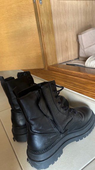 Botas altas Stradivarius negras