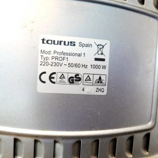 Freidora Eléctrica Taurus Profesional 1L