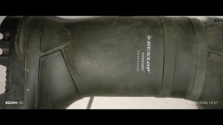 Botas de agua y frío verdes, tecnología purofort