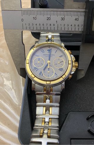 Reloj suizo automático Raymond Weil Oro y Plata