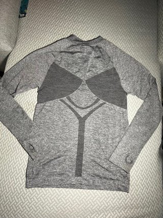 Sudadera Atmosphere media cremallera gris