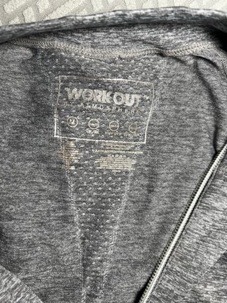Sudadera Atmosphere media cremallera gris
