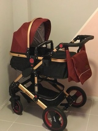 Carrito de bebé 3 piezas