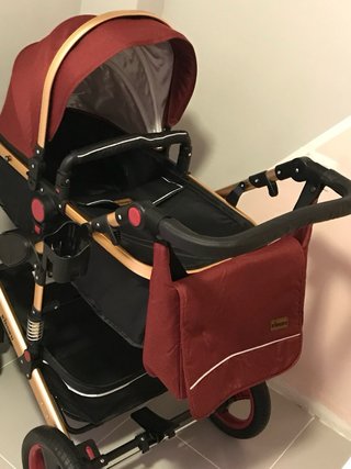 Carrito de bebé 3 piezas