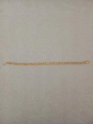 Pulsera cadena dorada