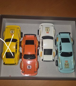 Lote 3 Porsches Carrera RR Exin Scalextric