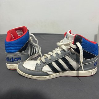 Zapatillas Adidas Hi-Top Grises y Blancas