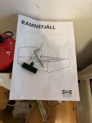 Cama IKEA Ramnefjäll + Colchón Åbygda