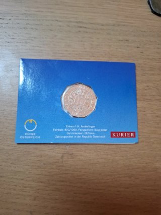 Moneda 5 Euro Austria 2010 Salto Esquí