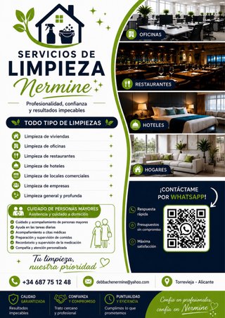 LIMPIEZA & CUIDADO DE PERSONAS MAYORES