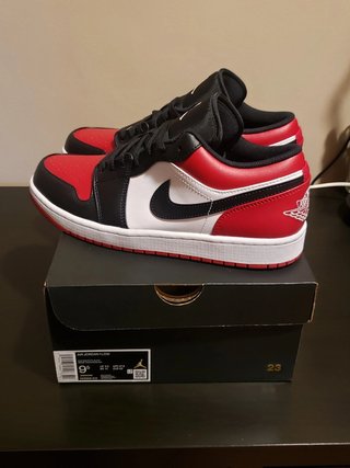 Air Jordan 1 Low Bred Toe DS 43