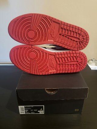 Air Jordan 1 Low Bred Toe DS 43