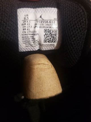 Air Jordan 1 Low Bred Toe DS 43