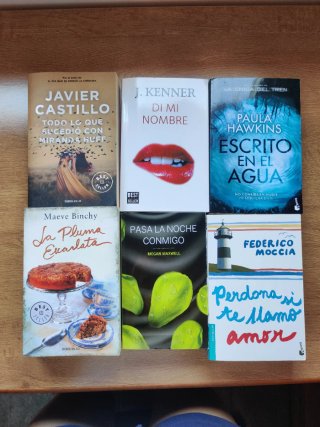 Lote de Libros Bestsellers (Romántica, Thriller)