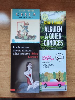 Lote de Libros Bestsellers (Romántica, Thriller)