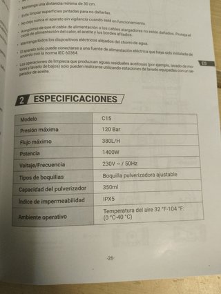 Hidrolimpiadora con ruedas