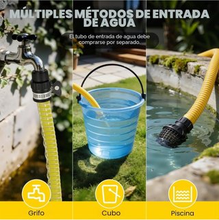 Hidrolimpiadora con ruedas