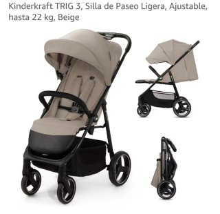Carrito de bebé gris