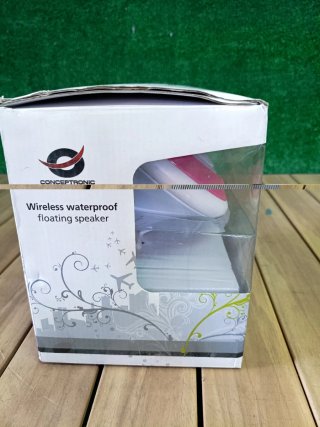 Altavoz Flotante Conceptronic Rosa y Blanco