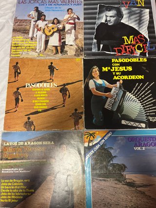 Lote 5 Vinilos LP Flamenco Folk Latino