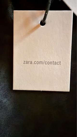Zara Vestito Lungo Nero Taglia M