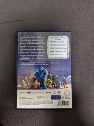 Monstruos S.A. DVD Disney Pixar Español